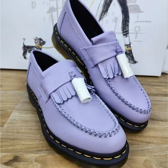 ドクターマーチンAdrian Frosted Lavender DR MARTENS ADRIAN LOAFER LAVENDER FROST VIRGINIA - Passport